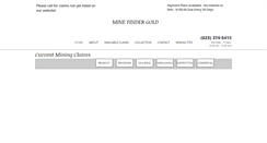 Desktop Screenshot of minefindergold.com