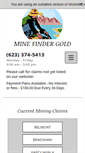 Mobile Screenshot of minefindergold.com